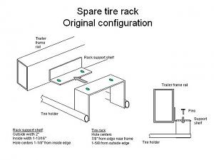 Click image for larger version

Name:	Spare tire rack schematic 1 (Small).jpg
Views:	627
Size:	29.7 KB
ID:	2237